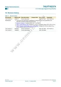 74LVT162374DGG Datasheet Page 16