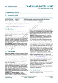 74LVT16244BBQ Datasheet Page 16