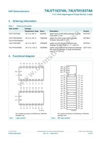 74LVT16374ADGG Datasheet Page 3