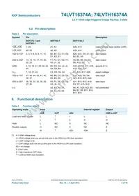 74LVT16374ADGG Datasheet Page 6