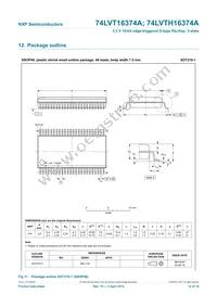 74LVT16374ADGG Datasheet Page 13