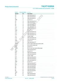 74LVT16500ADL Datasheet Page 6