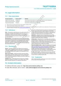 74LVT16500ADL Datasheet Page 19