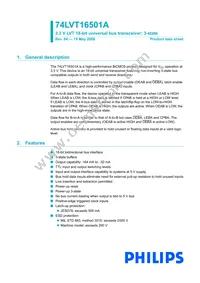 74LVT16501ADL Datasheet Page 2