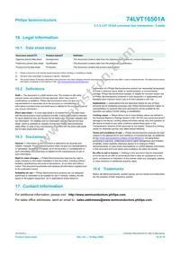 74LVT16501ADL Datasheet Page 19