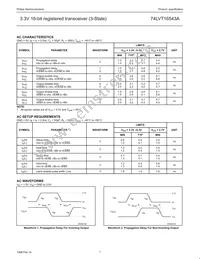 74LVT16543ADGG Datasheet Page 8