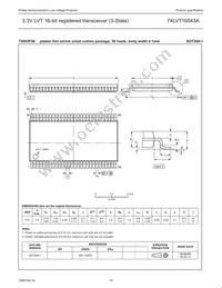 74LVT16543ADGG Datasheet Page 11