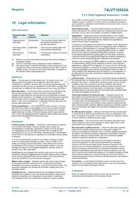 74LVT16543ADGGS Datasheet Page 15