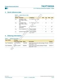 74LVT16652ADL Datasheet Page 3