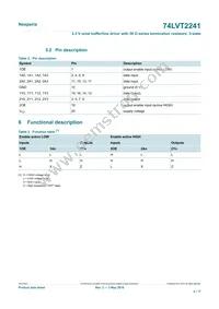 74LVT2241DB Datasheet Page 4