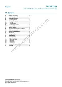 74LVT2244D Datasheet Page 15