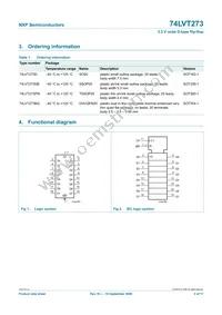 74LVT273BQ Datasheet Page 2