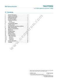 74LVT2952PW Datasheet Page 17