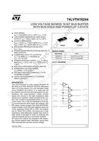 74LVTH16244TTR Datasheet Cover