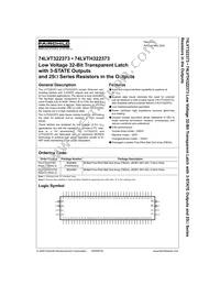 74LVTH322373G Datasheet Cover