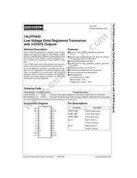 74LVTH543WM Datasheet Cover