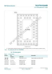 74LVTN16244BBQ Datasheet Page 4