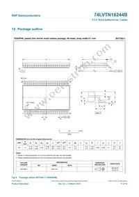 74LVTN16244BBQ Datasheet Page 11