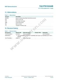 74LVTN16244BBQ Datasheet Page 13