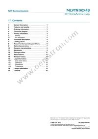 74LVTN16244BBQ Datasheet Page 16