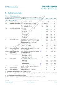 74LVTN16245BBQ Datasheet Page 8