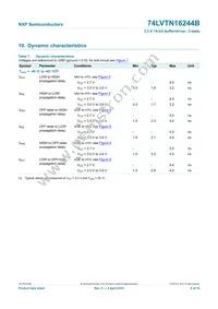 74LVTN16245BBQ Datasheet Page 9