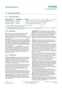 74LVU04PW Datasheet Page 18