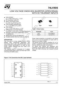 74LVX05TTR Datasheet Cover