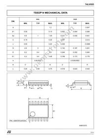 74LVX05TTR Datasheet Page 7