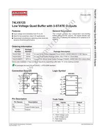 74LVX125SJ Datasheet Page 2