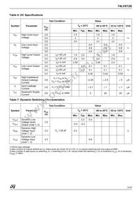 74LVX126TTR Datasheet Page 3