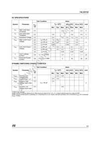 74LVX132TTR Datasheet Page 3