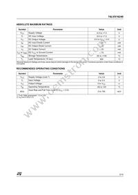 74LVX16240TTR Datasheet Page 3