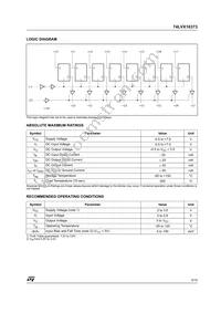 74LVX16373TTR Datasheet Page 3