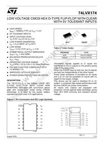 74LVX174MTR Datasheet Cover