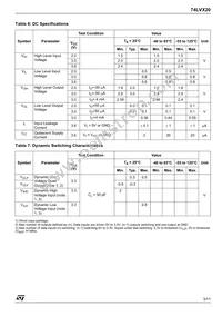 74LVX20TTR Datasheet Page 3