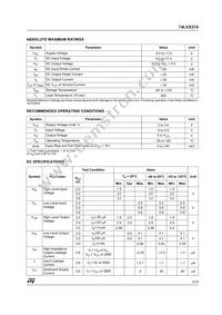74LVX374TTR Datasheet Page 3