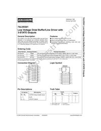 74LVX541SJX Datasheet Page 2