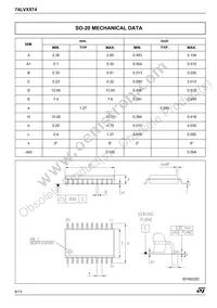 74LVX574TTR Datasheet Page 8