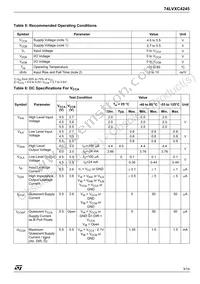 74LVXC4245MTR Datasheet Page 3