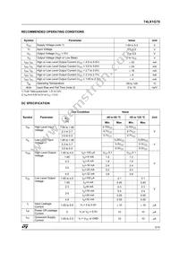 74LX1G70CTR Datasheet Page 3
