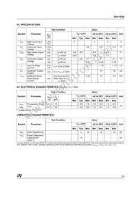 74V1T00STR Datasheet Page 3