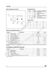 74V1T80STR Datasheet Page 2