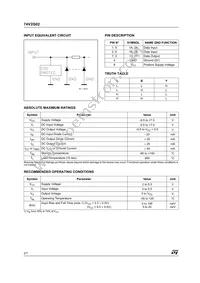 74V2G02STR Datasheet Page 2
