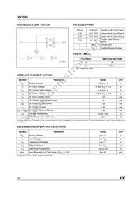 74V2G66STR Datasheet Page 2