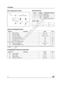 74V2GU04STR Datasheet Page 2