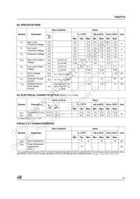 74V2T14STR Datasheet Page 3