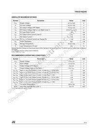 74VCX162245TTR Datasheet Page 3