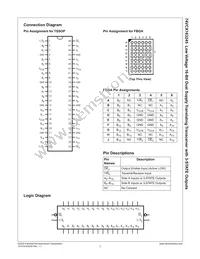 74VCX163245MTDX Datasheet Page 3