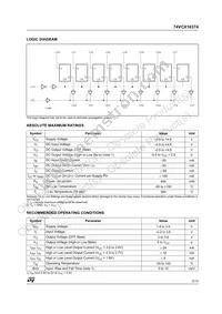 74VCX16374TTR Datasheet Page 3